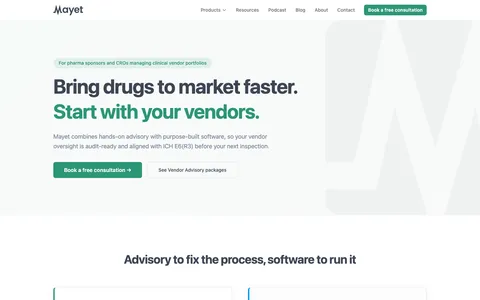 Mayet homepage