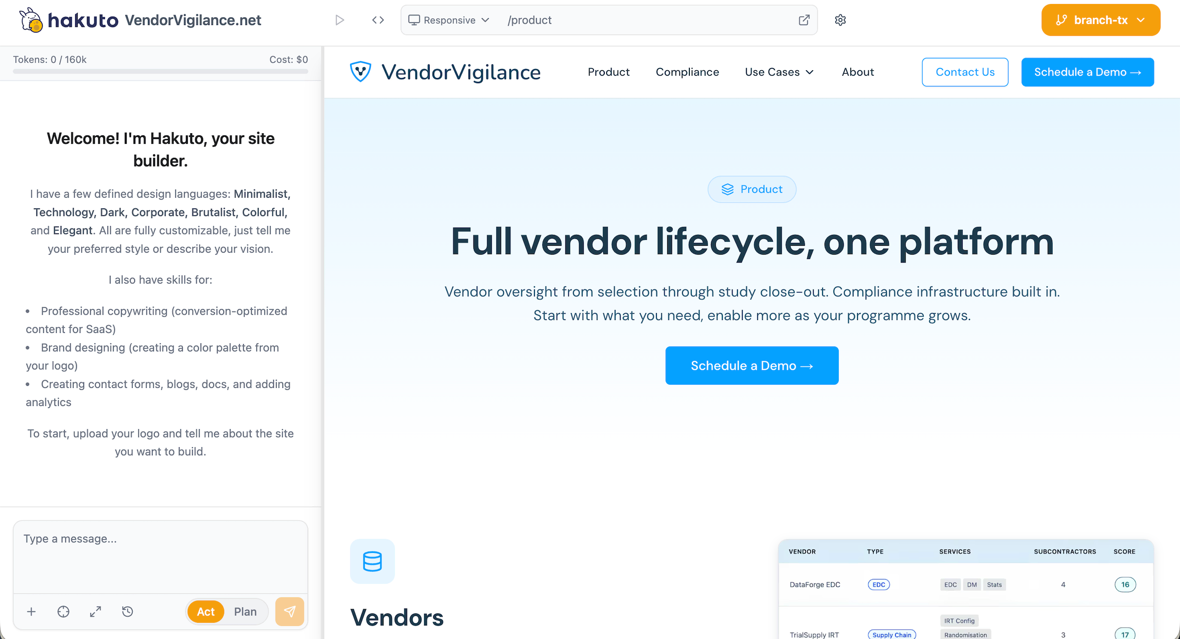 Hakuto app prototype